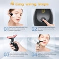 thumbnail image 5 of MCSYPOAL 7 en 1 Deplux Masajeador facial y cuello para el cuidado de la piel en casa, masajeador facial negro brillante, 5 of 5