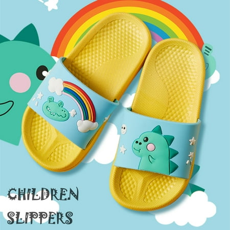 

Summer Children Toddler Baby Girls Boys Cartoon Dinosaur Slippers Sandals Shoes