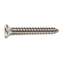 #14 x 2" 18-8 Stainless Steel Phillips Flat Head Sheet Metal Screws SMSFSS-289