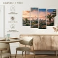 thumbnail image 5 of Elephant Stock Los Angeles City Wall Art - Horizontal Multi Panel Canvas - Living Room Wall Decor - City Multi Panel - Orange And Green Decor - 43" x 27", 5 of 8