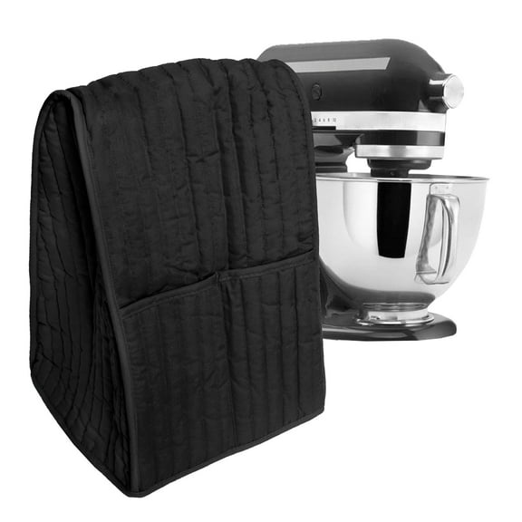 RITZ Kitchen Mixer Appliance Cover with Pockets (APPLIANCE NOT INCLUDED), Black