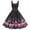 Multicolor, variant on IROINNID Women's Sleeveless Empire Dress 1950s Housewife Evening Party Dress Square Neck Knee-Length Women Dress
