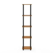 Furinno 99132 Turn-N-Tube 5-Tier Corner Square Display Rack