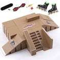 thumbnail image 1 of Alloy Finger Skateboarding Platform Site Combination Scene Props Roller Skating Shoes, 1 of 5