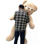 Giant 6 Ft Stuffed Plush Teddy Bear - Extra Large 72 Inch Big Plushie