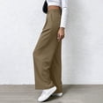 thumbnail image 4 of Edvintorg Womens Dress Pants Straight Leg Pull On Work Pants High Waisted Business Casual Trousers Slacks with Pockets, 4 of 7