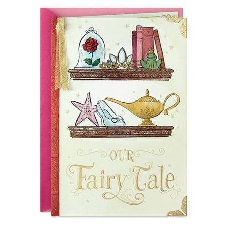 Hallmark Disney Valentines Day Card, Anniversary Card, or Love Card (Our Fairy Tale)