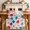White, variant on Colorful Flowers Table Runner 90 Inches, Spring Watercolor Floral Plant Bed Runner Dresser Scarves Tabletop for Indoor Outdoor Parties/Ceremony/Banquet, 13" x 90"