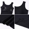 thumbnail image 3 of Valcatch Plus Size Tank Tops for Women Built in Bra Padded Wide Strap Sleeveless Shirt Summer Casual Tops, 3 of 9