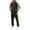 #111-Beige, variant on Yusimy Men's Solid Color 2-Piece Hoodie Casual Set Raglan Sleeve Elastic Waist Drawstring Zipper Pocket Long Sleeve Pants