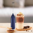 Powerful Electric Milk Frother, Mini Milk Frother, Battery Powered (Not