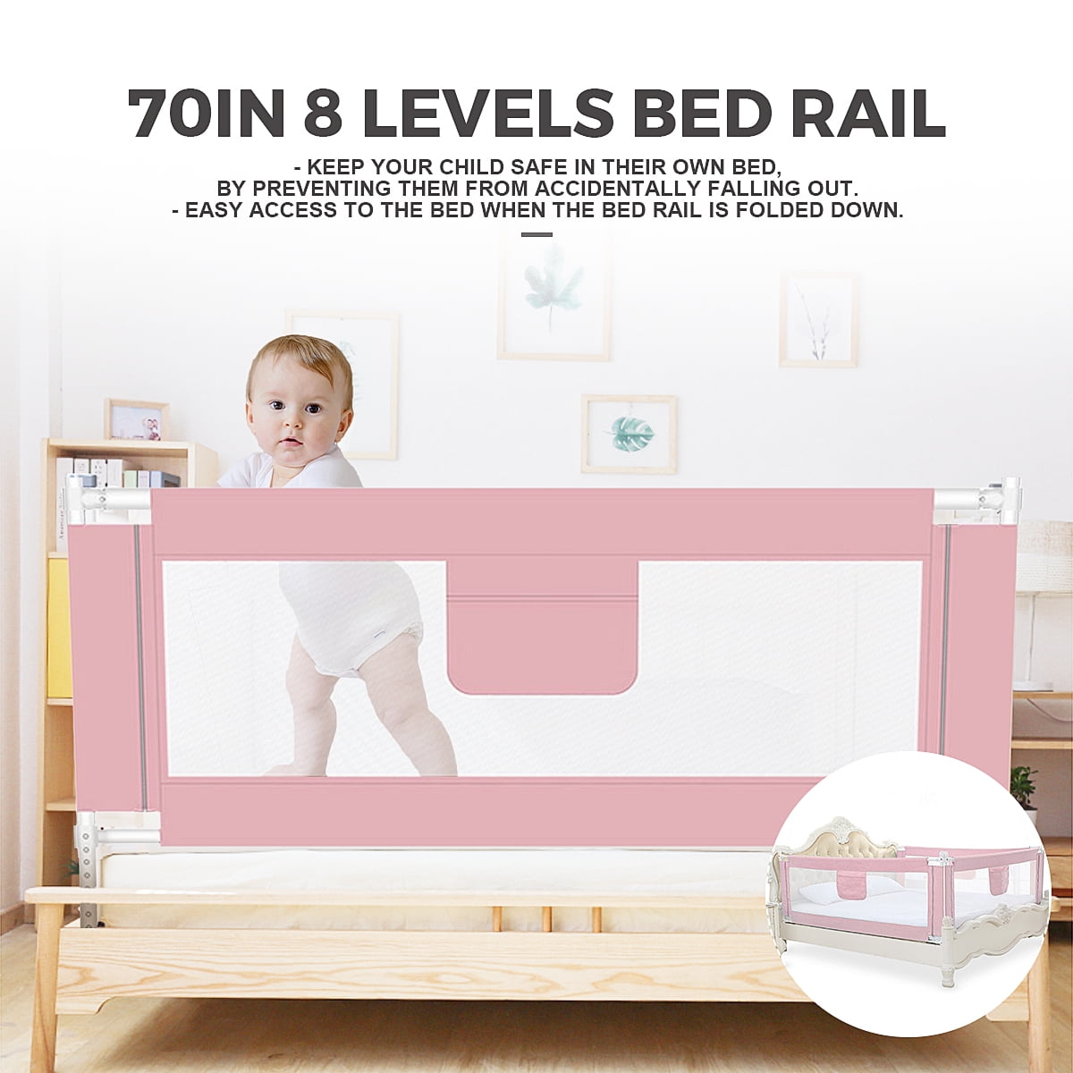 baby bed rails walmart