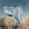 thumbnail image 2 of 2Pcs Outdoor Telescopic Clothesline Multifunctional Windproof Drying Ropes, 2 of 5