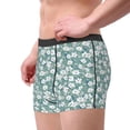 thumbnail image 2 of Sikiie Gouache Flowers Print Men's Boxer Briefs, Elastic Waistband Boxer Briefs Leggings-Medium, 2 of 5