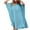 Blue, variant on Plus Size Cover Ups for Swimwear Women Botton Down Solid Color Beach Cover Up Free Size Loose V Neck Swim Coverup
