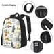 thumbnail image 3 of Easygdp New York Mochila para Niños y Niñas con Set de Caja de Almuerzo y Estuche para Lápices 3 en 1, Mochila Escolar Estampada para Adolescentes, 3 of 7