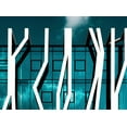 thumbnail image 2 of Auerbach, Markus 18x14 White Modern Wood Framed Museum Art Print Titled - abstract facade, 2 of 4