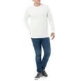 thumbnail image 2 of George Men's French Terry Long Sleeve Crew T-shirt, Sizes XS-5XL, 2 of 7