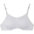 thumbnail image 3 of Fruit of the Loom Women's Breathable Cami Bra with Convertible Straps 2-Pack, White, 34D, 3 of 7