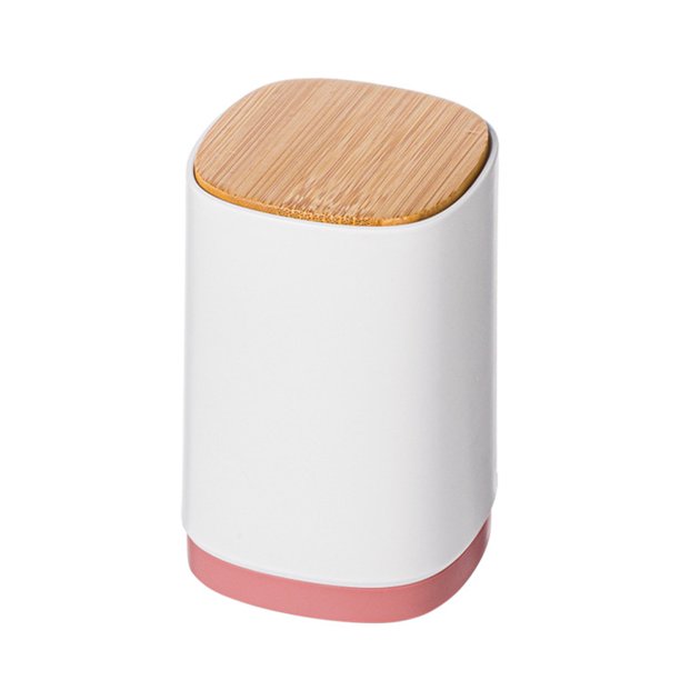 Automatic Pressing Type Toothpick Box, Multiuse Compartmented Cotton