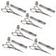 thumbnail image 1 of Juego de 18 piezas de tijeras de coser chapadas en plata antigua, caja de de dedal de metal, herramientas de de bricolaje, estilo europeo Macarena Herramientas de costura, 1 of 8
