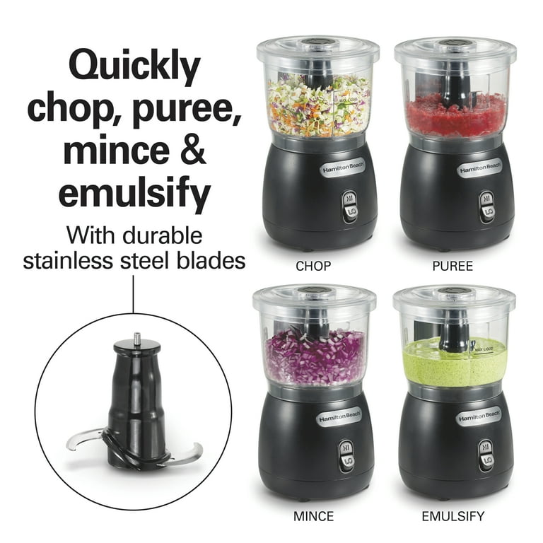 Hamilton Beach Food Chopper, 2 Speed, 3 Cup Capacity, BPA