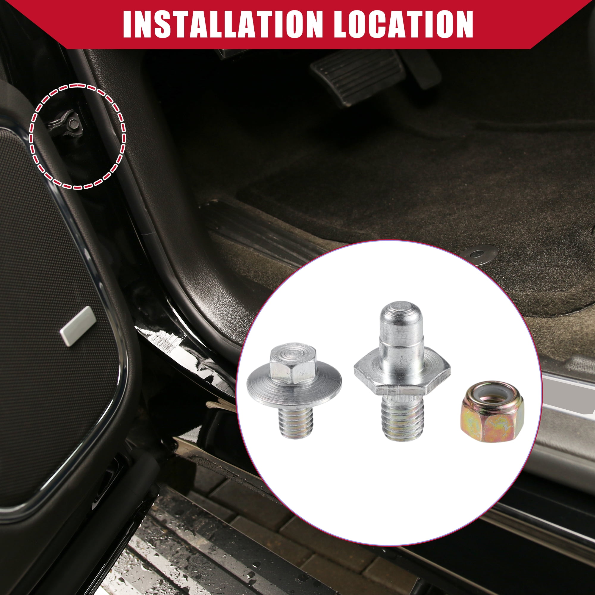 Unique Bargains Front Door Hinge Pin Bushing for Chevrolet Silverado 1500 2500 2007-2014