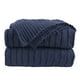Coton Blanket Décoratif Cable Knitted Throw Doux en Tricot Blanket – image 1 sur 10