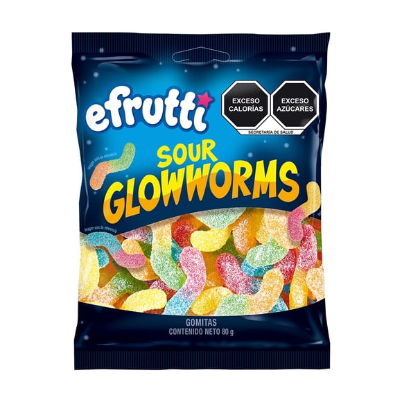 Gomitas Efrutti orugas ácidas 80 g
