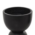 thumbnail image 4 of DecMode 15", 9"H Indoor Outdoor Black Magnesium Oxide Planter (2 Count), 4 of 8
