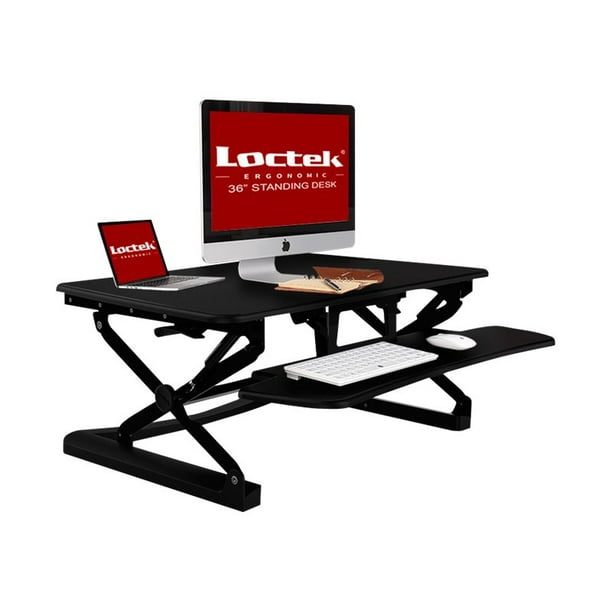 Loctek LX36 Standing desk converter black