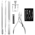 thumbnail image 1 of 6PCS Manicure Set Professional Portable Assorted Nail Clipper Pedicure Kit, 1 of 10