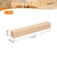 thumbnail image 2 of 8Pcs Bloque de Tilo para Tallar, 0.8"x0.8"x6" Bloques de Madera Cuadrados, 2 of 7
