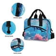 thumbnail image 5 of joogoo A Whale under Sea Insulated Lunch Bags Reusable Cooler Box with Shoulder Strap, 5 of 6