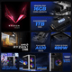 thumbnail image 3 of Computadora Escritorio Completa Xtreme PC Gaming AMD Radeon Vega Renoir Ryzen 7 5700G 16GB SSD 1TB Monitor 24.5 100Hz WIFI White juegos casuales, trabajo y estudio, 3 of 6