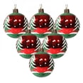 thumbnail image 7 of Red White Green Mixed Christmas Ornaments,Shatterproof Christmas Ornaments Balls for Xmas Christmas Tree Holiday Wedding Party Decoration,6 Count, 7 of 7