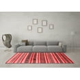 thumbnail image 3 of Ahgly Company Indoor Rectangle Solid Red Modern Area Rugs, 5' x 8', 3 of 4
