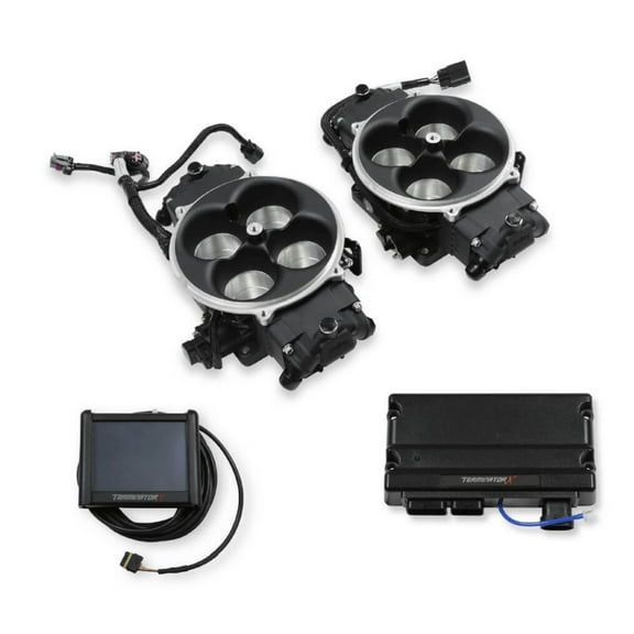 Holley EFI 550-1081 Terminator X Stealth 4500 2x4 Kit - Black