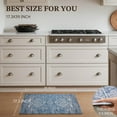 thumbnail image 4 of KOKHUB Boho Kitchen Mat, 1/2 Inch Thick Cushioned Kitchen Rugs, Anti-Fatigue Non-Slip Kitchen Floor Mats, Stain Resistant Mats for Home, Office, Sink, Laundry-17.3" x 39"-1/2 Inch-Boho Indigo Blue, 4 of 6