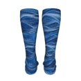 thumbnail image 6 of Kdxio Sparkling With Blue Funny Silky Novelty Funky Long Knee High Socks Soft 3D Print Cosplay Crazy Stockings for Men Women, 6 of 8