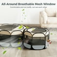 thumbnail image 6 of Cat Playpen, DOMIPET 2-in-1 Pop Up Dog Playpens with 2 Doors  Indoor Outdoor Use, Portable Pet Playpen Dog Cat Tent Enclosure for Kitten Puppy Small Animals, 6 of 9