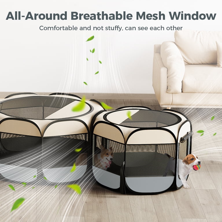 DOMIPET 2-in-1 Pop Up Cat Playpen With 2 Doors photo 6
