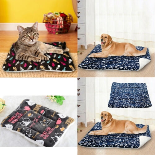 Pet Washable Blanket Dog Cat Beds Cushion Mattress Kennel Home Soft