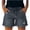 33# Navy, variant on Pull On Elastic Jean Shorts for Women High Waisted Baggy Casual Denim Jorts Trendy Drawstring Summer Shorts 2" 3" 4" Inseam Blue XL