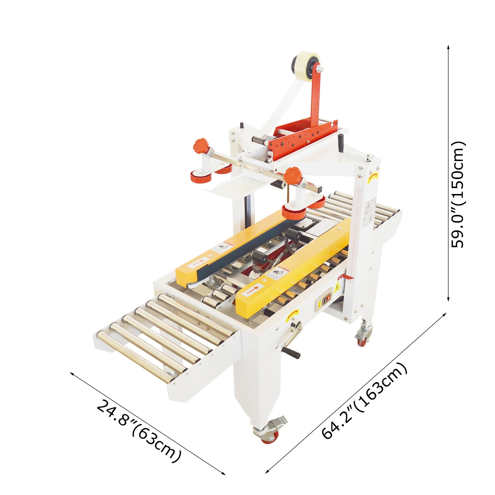Box Sealing Machine Full Automatic Adhesive Tape Left-Right Drive Commericial 110V