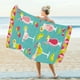 thumbnail image 5 of Toalla de playa, toallas de baño, toalla de playa rectangular, toalla de fibra fina, tapete de playa, toalla de baño, chal, absorbente de agua, portátil y secante para todas las estaciones, tamaño uni, 5 of 6