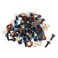 thumbnail image 2 of de ojos de seguridad de plástico de 100 piezas con párpado arandelas para manualidades peluche, , juguetes de peluche , 12 mm yotijar Ojos de seguridad, 2 of 8