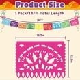 thumbnail image 3 of Banderines de Papel Picado para Día de Muertos, Fiesta Mexicana, Cumpleaños y Cinco de Mayo, Decoración para Fiestas, 3 of 6