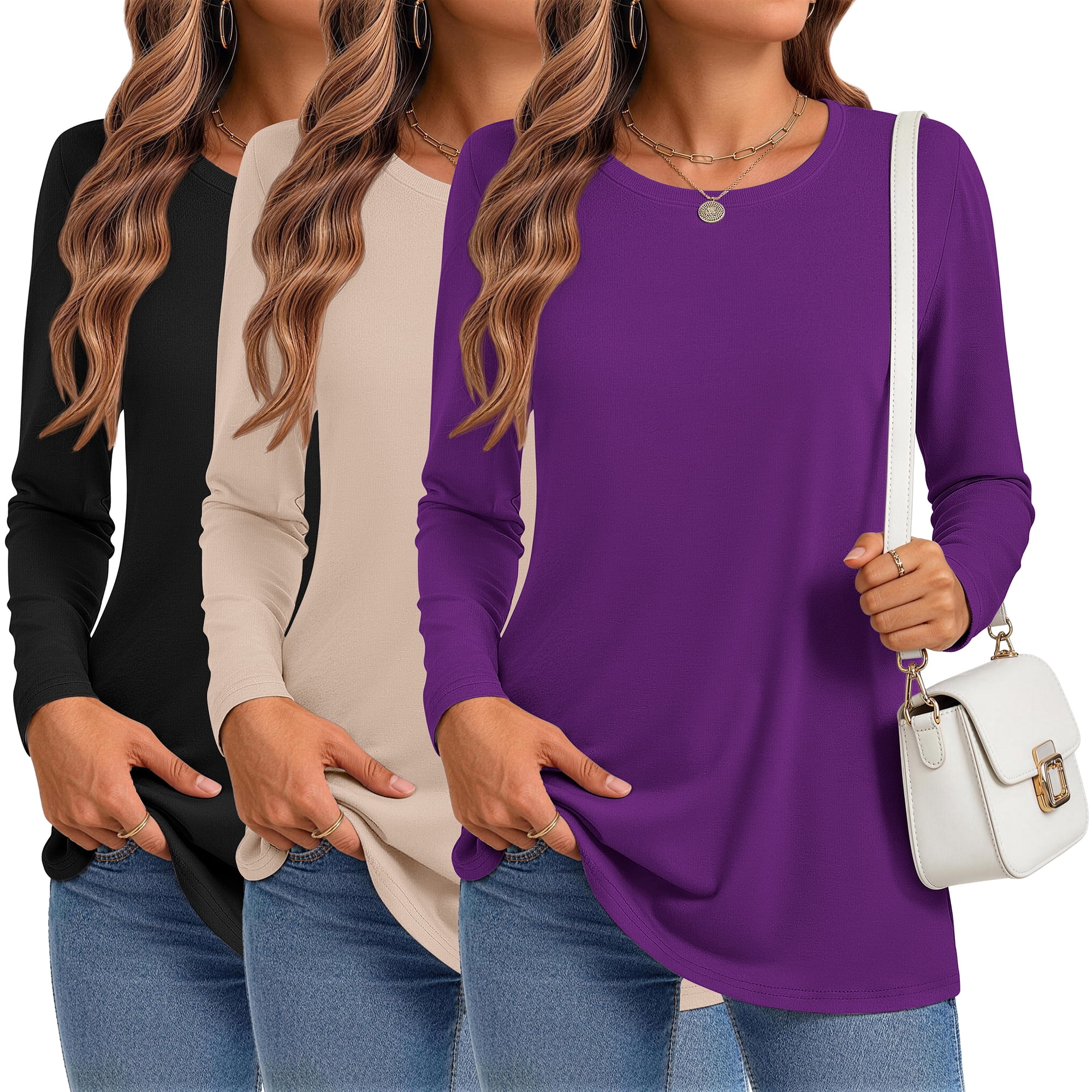 Lands' End 3/4 Sleeve Boat Neck Pima Cotton Tee-Medium - Walmart.com