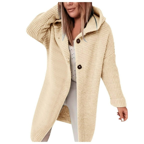 Oversized Cardigans Women Hooded Sweater Temperament Commuting Loose Large Size Hooded Sweater Lightweight Cardigans